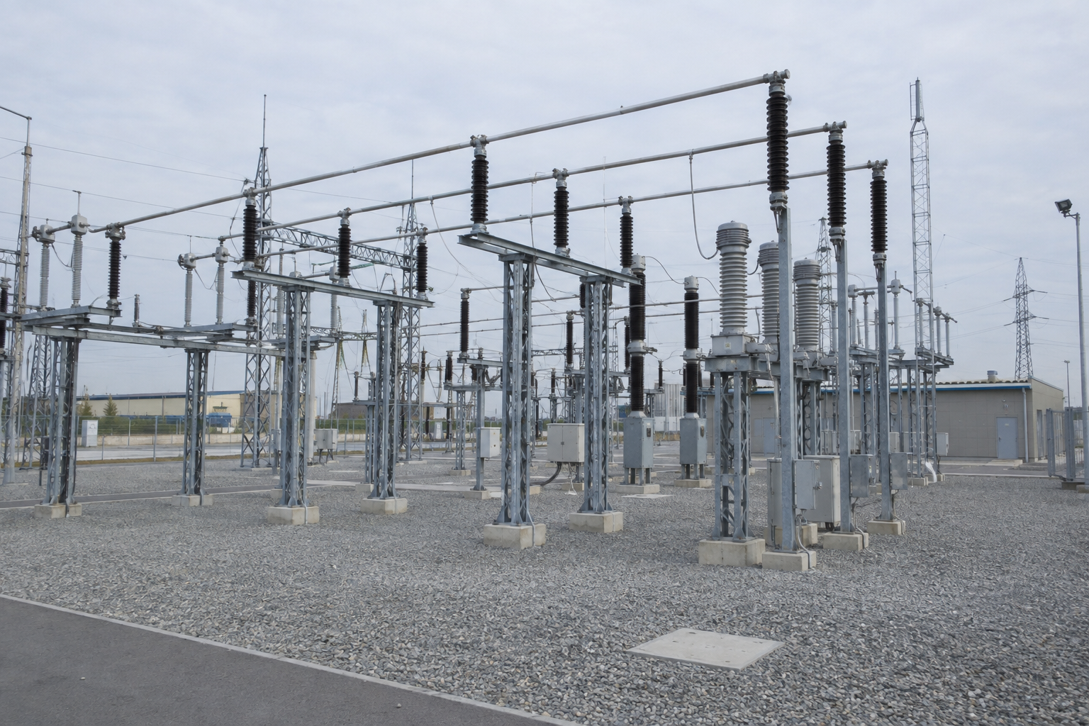 Outdoor electrical substation