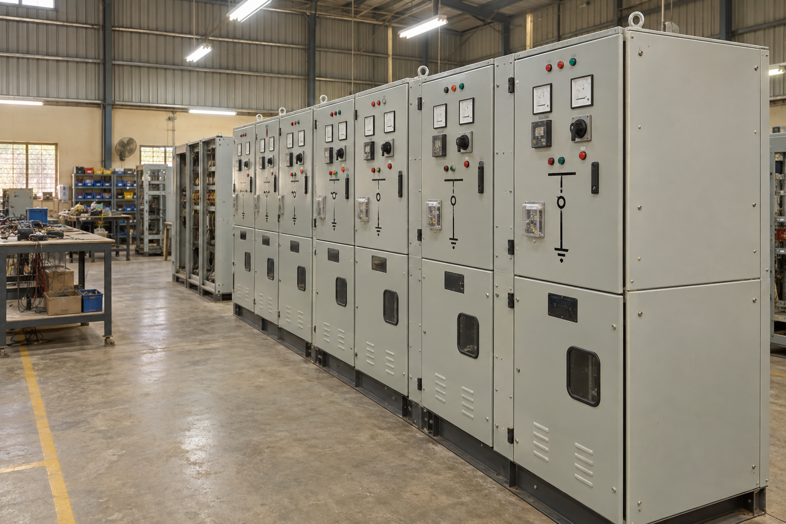Metal enclosed switchgear panels